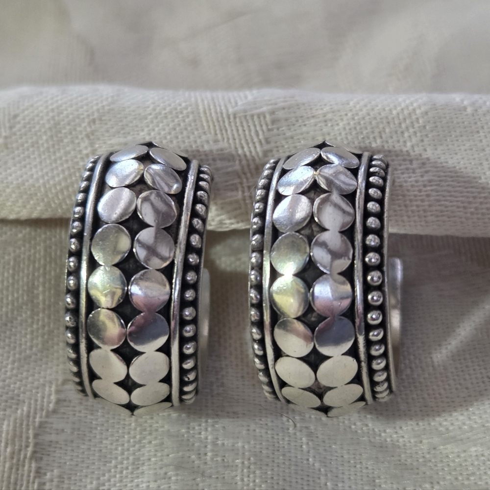 John Hardy Dot Collection Hoop Earrings, SS